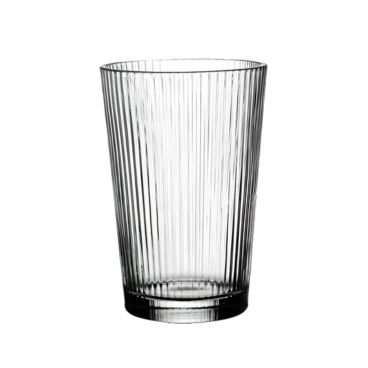 Transparent glass water cup